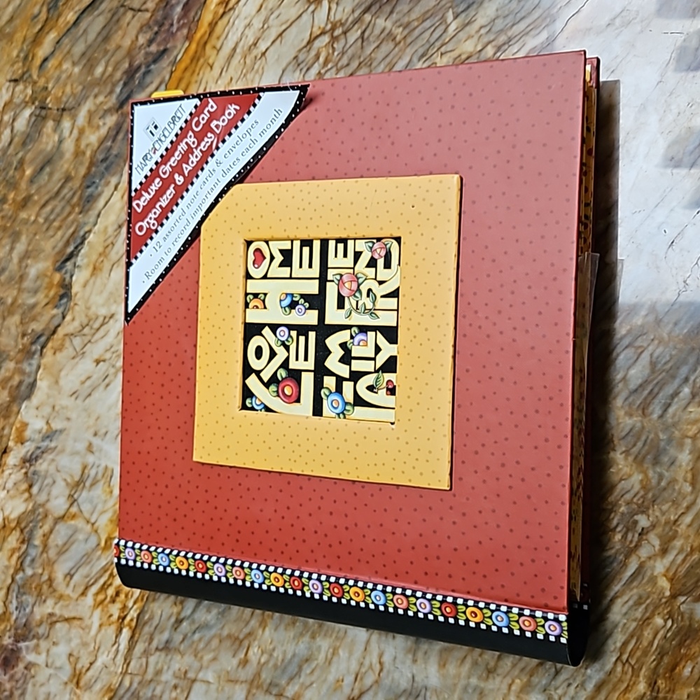 Deluxe Greeting Cart Organizer & Address Book